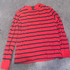 Boys Ralph Lauren long sleeve striped shirt, size XL